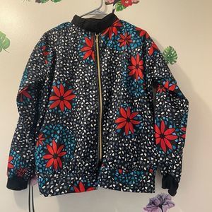 Ankala Bomber floral Unisex Jacket Size S